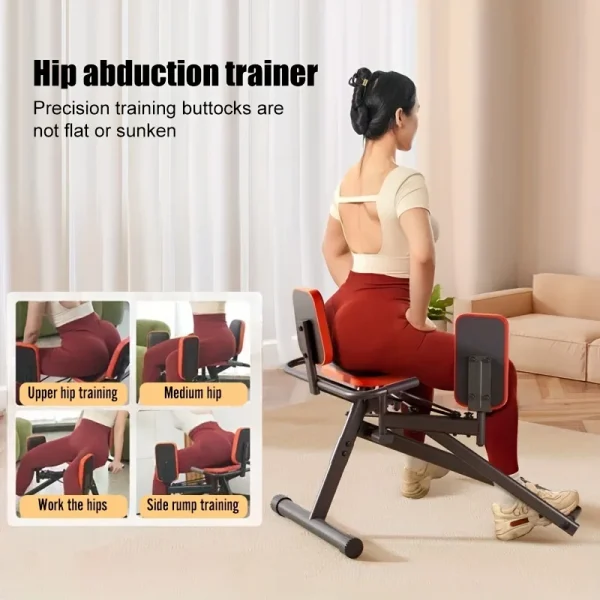 Adjustable Leg Resistance Machine with Resistance Bands