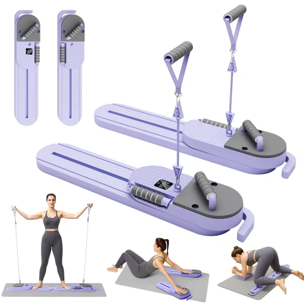 Ab Board Dual-Track Split Pilates Toning